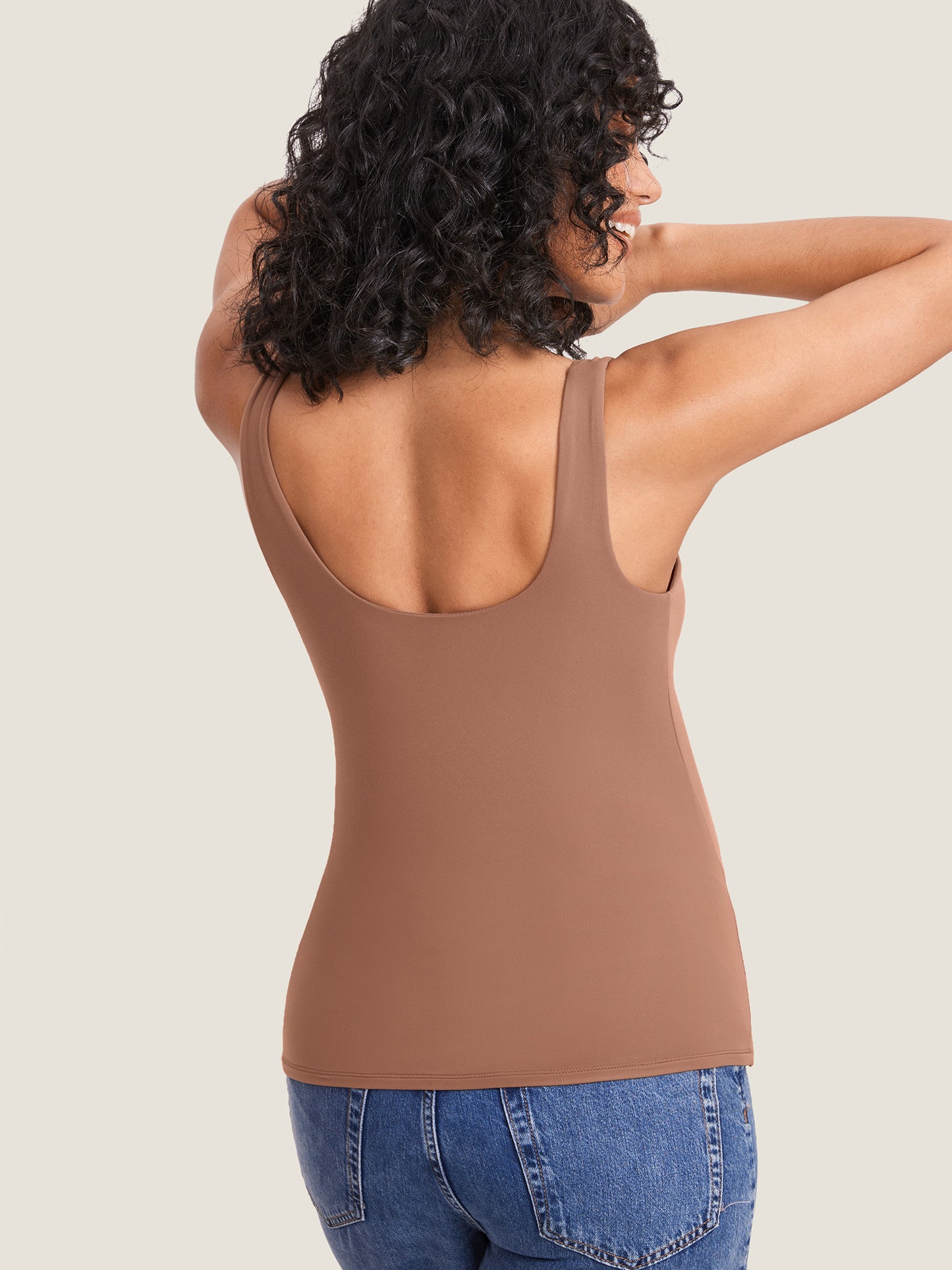 Square Neck Maternity Tank Top