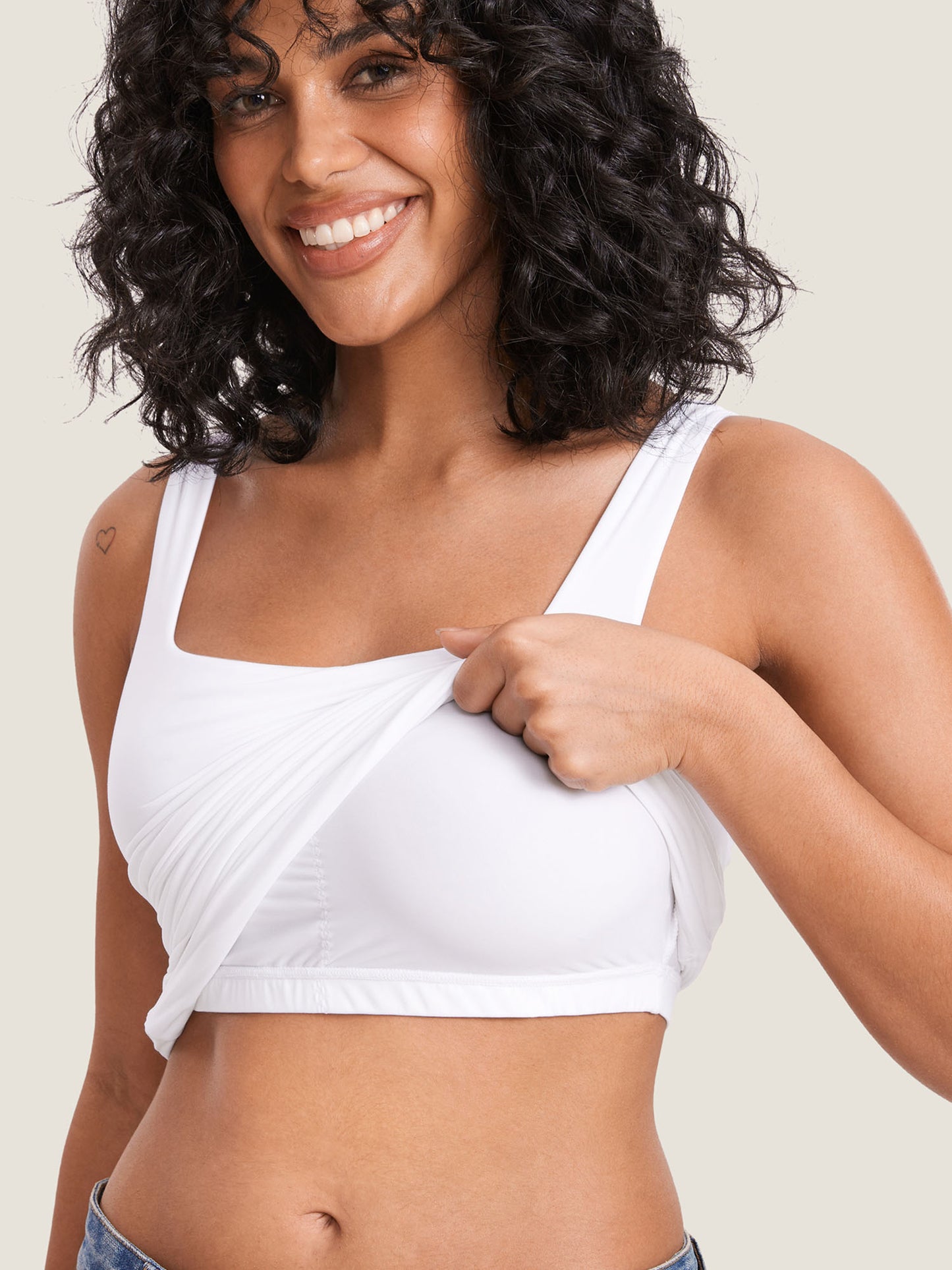 Square Neck Maternity Tank Top
