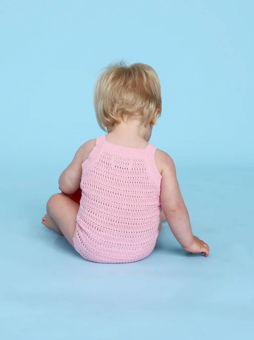 Knitted Organic Singletsuit Blossom