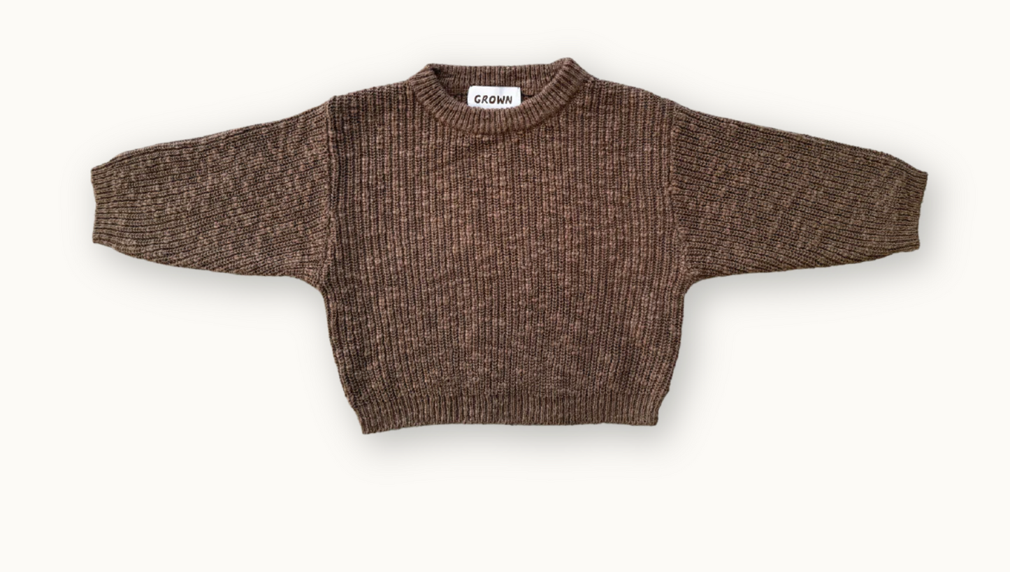 Chunky Rib Knit Pull Over