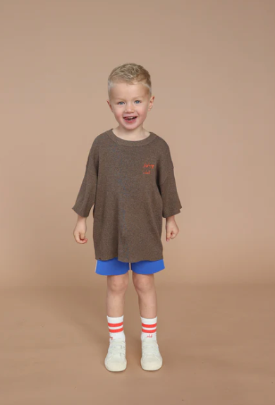 Fishing Club Rib Tee - Mud