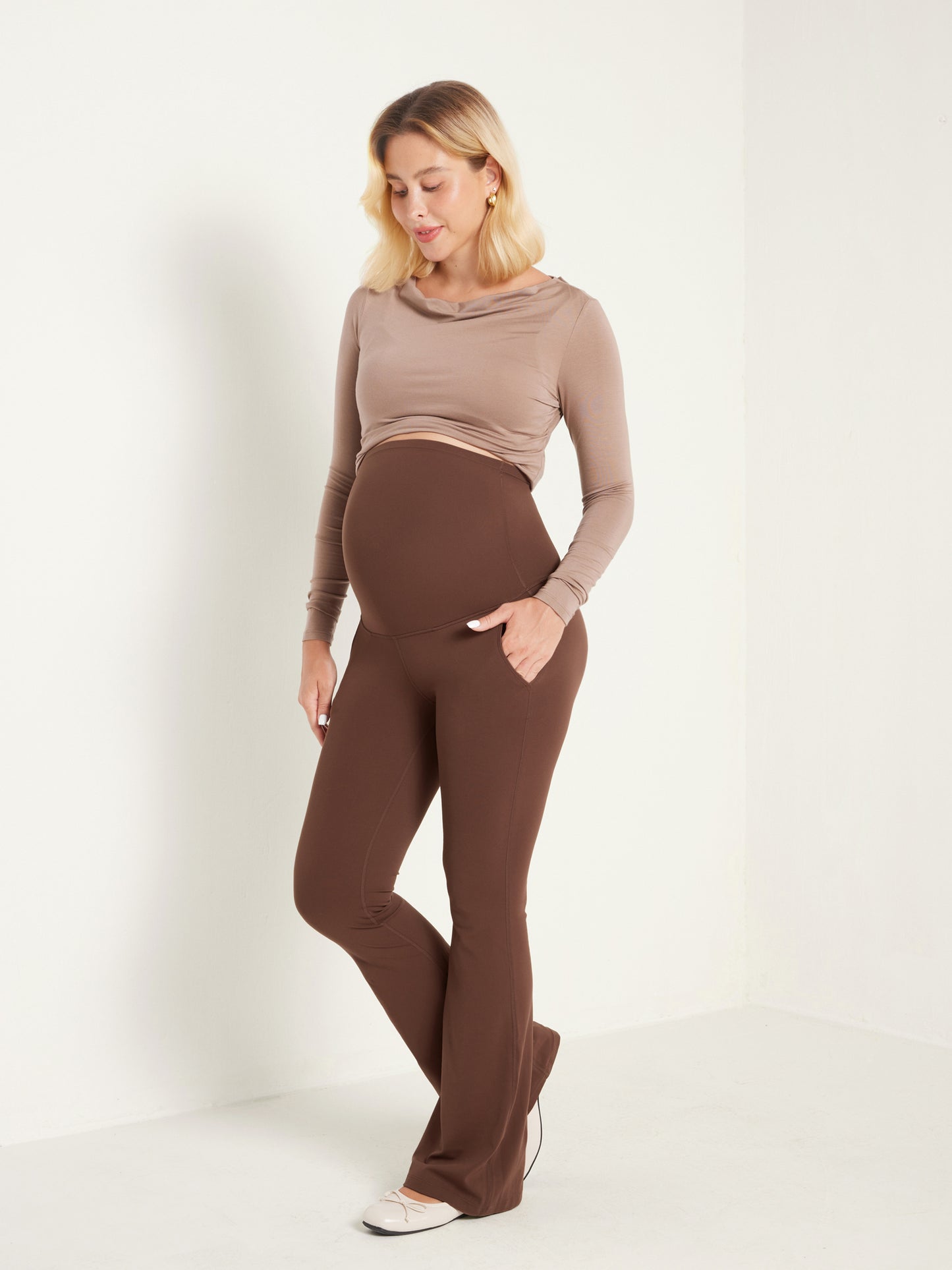 Maternity Flare Leggings