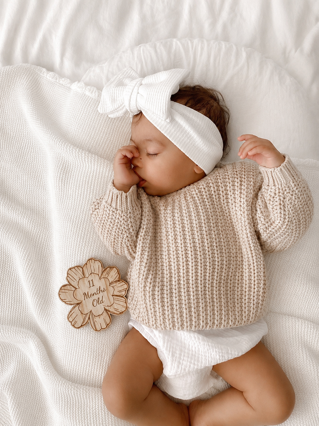 CHUNKY KNIT JUMPER - LATTE