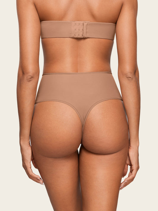 Smooth High Waisted Thong - 3 Pack