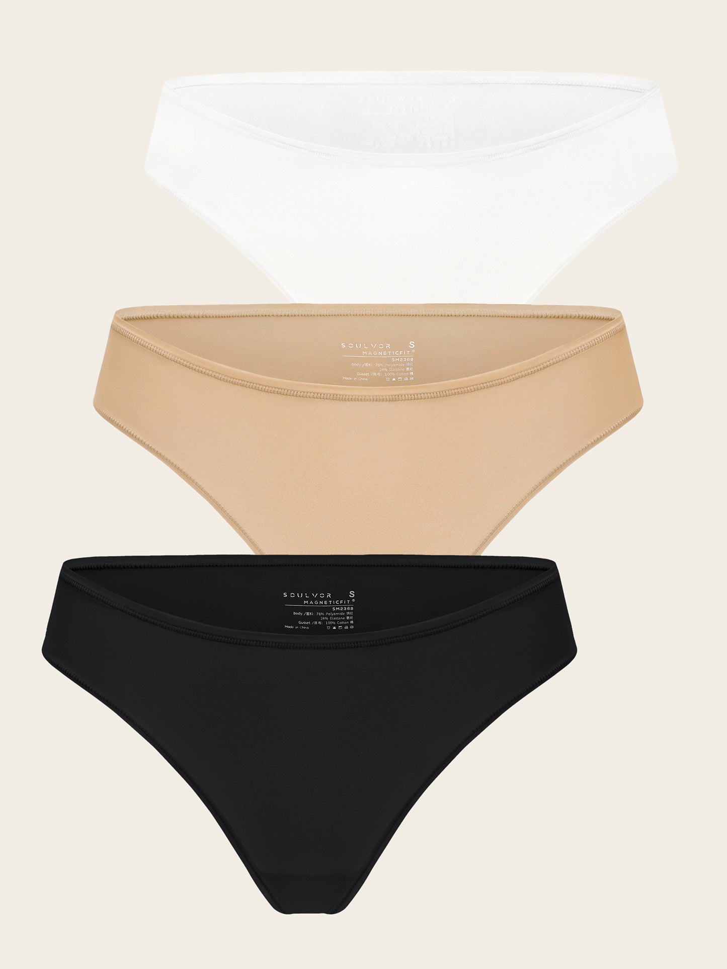 High Cut Briefs - 3 Pack