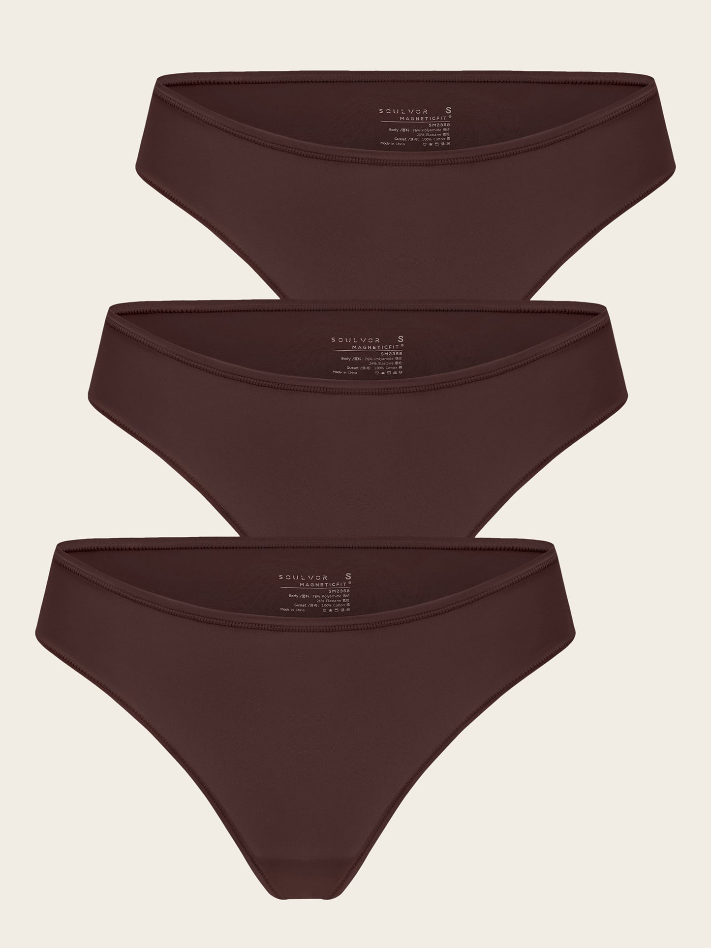 High Cut Briefs - 3 Pack