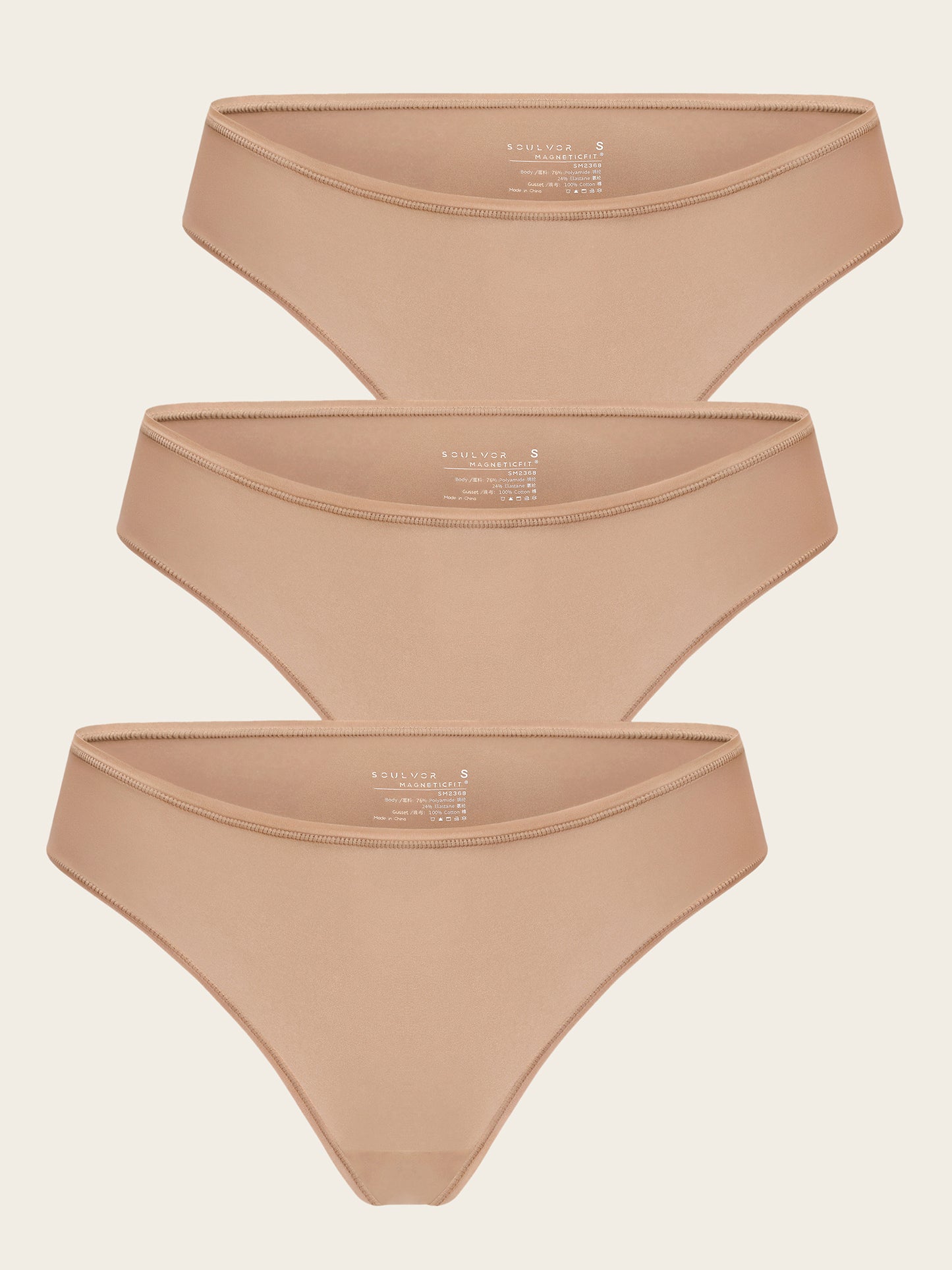 High Cut Briefs - 3 Pack